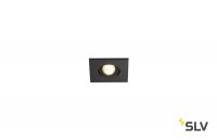 NEW TRIA 40 SQUARE CS светильник встраиваемый IP44 4.4Вт с БП и LED 3000К, 143лм, 30°, черный