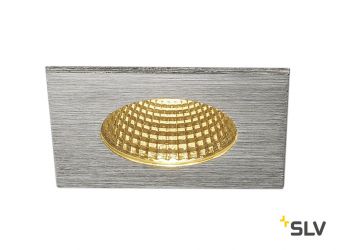 PATTA-I SQUARE светильник встраиваемый IP65 12Вт c LED 3000К, 910лм, 38°, матированный алюминий