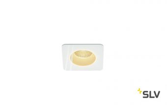 PATTA-F SQUARE светильник встраиваемый IP65 12Вт c LED 3000К, 860лм, 38°, белый