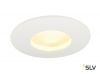 OUT 65 ROUND светильник встраиваемый IP65 12Вт с LED 3000К, 640лм, 38°, белый