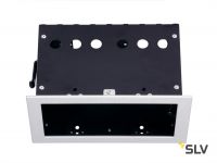 AIXLIGHT® PRO 50, 2 FRAME корпус с рамкой для 2-х светильников MODULE, серебристый / черный